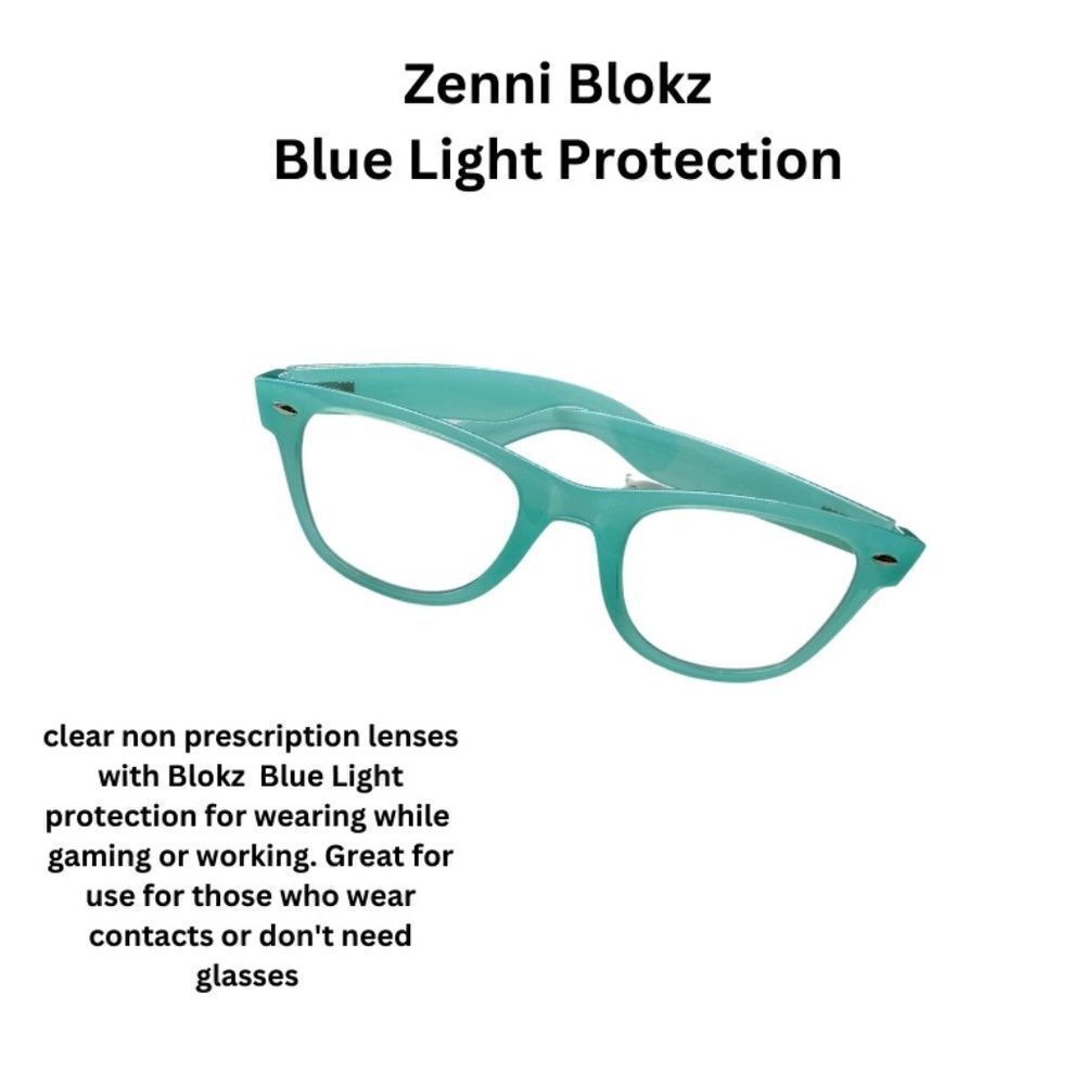 💼Blokz Blue Light Non Prescription Blue-Light-Blocking-Lenses. NWT